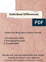 Student Diversity and Learning Styles