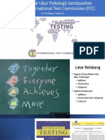 Adaptasi Alat Ukur Psikologis ITC