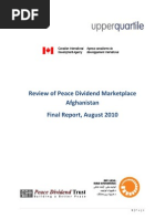 Download Upper Quartile Evaluation of Peace Dividend Marketplace -Afghanistan - CIDA Provisionally Provided Version by Peace Dividend Trust SN54228609 doc pdf