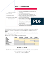 Unit 2.2: Motivation: Review