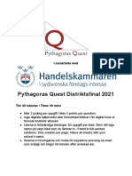 PQ Distriktsfinal 2021