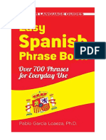 Easy Spanish Phrase Book NEW EDITION: Over 700 Phrases For Everyday Use (Dover Language Guides Spanish) - Dr. Pablo Garcia Loaeza
