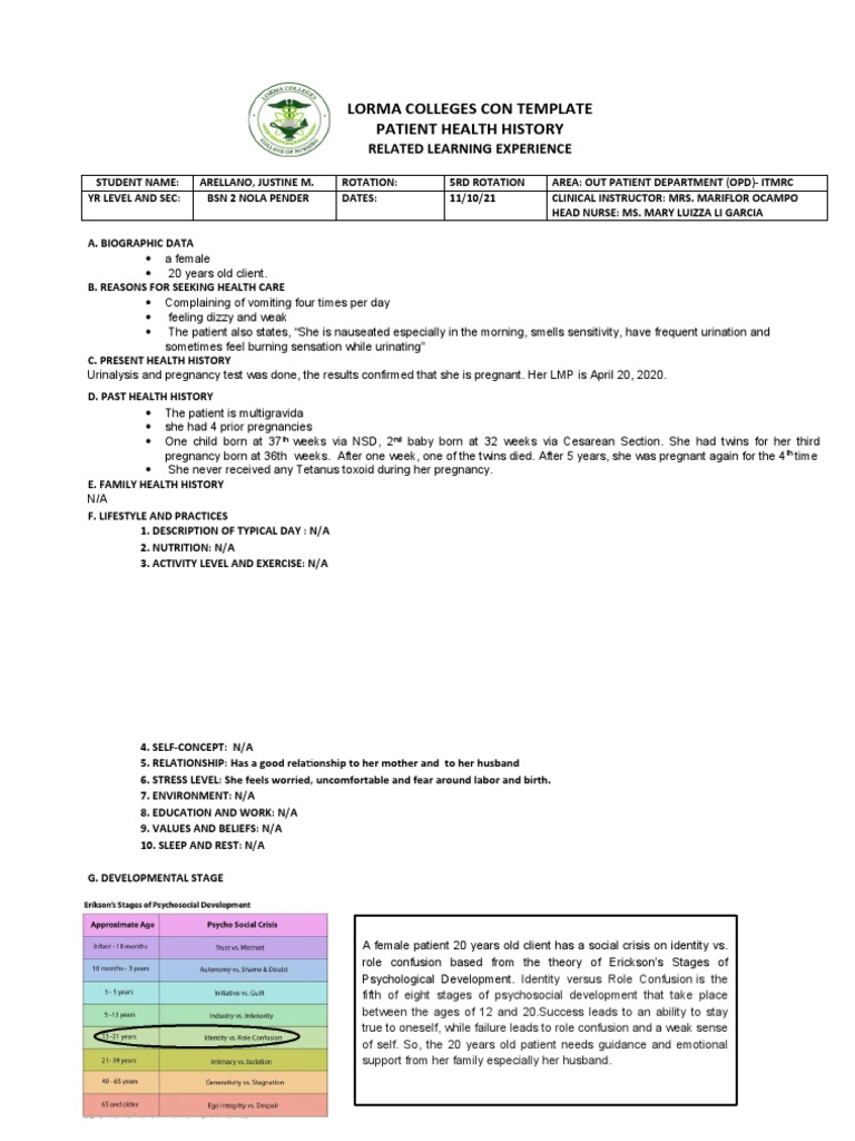 History Taking and Physical Assessment 2 PDF Pregnancy
