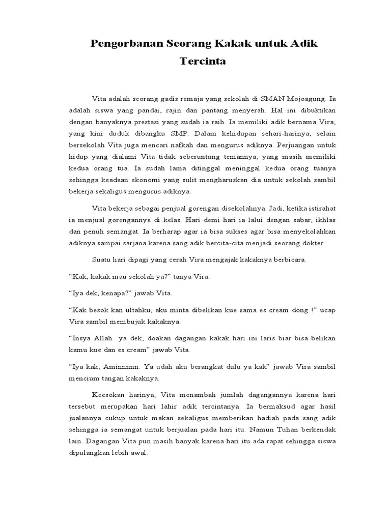 Cerpen Kasih Sayang | PDF