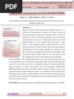 A Review On Extended Release Drug Delivery System