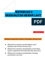 Kuliah Ii - Seksualitas Hewan Laut