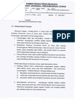 Sertifikasi Fasilitas Dan Lisensi Personel Bandar Udara AU.101.11.20.DBU-2021