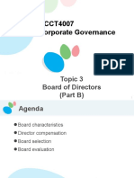 Topic 3 - Board of Directors (Part B)