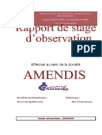 Pdfcoffee.com Rapport Amendis 1 PDF Free