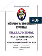 Trabajo Final - Modulo 5. Plan de Intervención Educativa