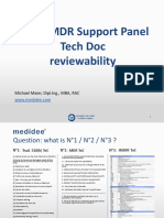 MDR SP 4-19 - First Experience With The Implementation of MDR