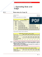 Main Data, Operating Design and General Specifications for Vasa 32 Marine Diesel Engine