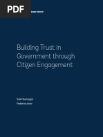 Building Trust in Government Through Citizen Engagement