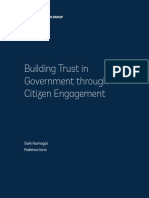 Building Trust in Government Through Citizen Engagement