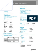 Workbook Answer Key: Unit 1 Problems