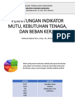 Indikator Umum Khusus, Kebutuhan Tenaga Dan Beban Kerja