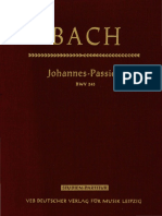 Bach, J.S. - Johannes Passion (Barenreiter)