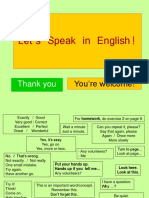 Let's Speak in English!: Thank You