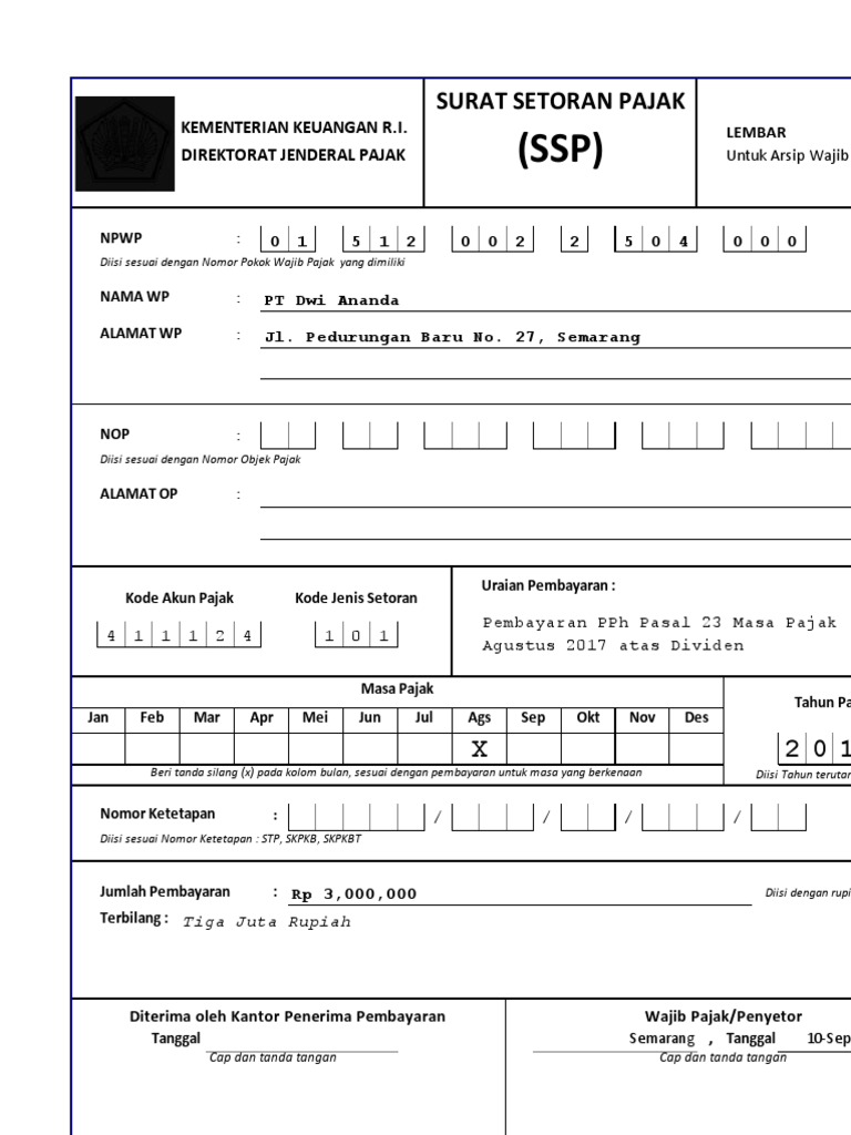 SSP PPH Pasal 23 - 26 | PDF