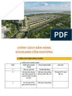 Dự Kiến Csbh Goldland Cồn Khương