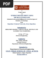 Energymeter Theft Using Microcontroller': Rajasthan Technical University, Kota, Rajasthan