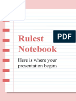 Rulest Notebook by Slidesgo