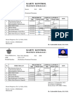 Kartu Kontrol - Muh Farhan Fauzann