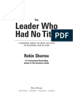 The Leader Who Had No Title Chapter 1