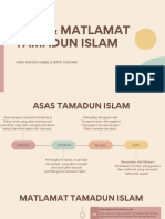 Asas Dan Matlamat Tamadun Islam