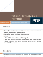 02 Variabel-Tipe Data-Operator