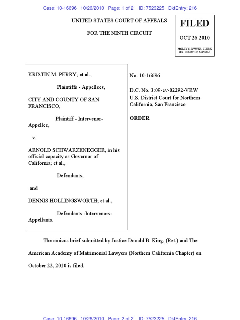 Ninth Circuit Amicus Brief Order | PDF