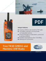 Tron TR30 GMDSS and Maritime VHF Radio