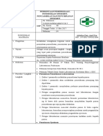 Ep 1 Sop Permintaan Pemeriksaan, Penerimaan Spesimen, Pengambilan Dan Penyimpanan Spesimen