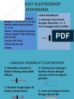 Cara Membuat Elektroskop