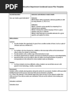 Grade 2 Estimation Math Lesson Plan Template