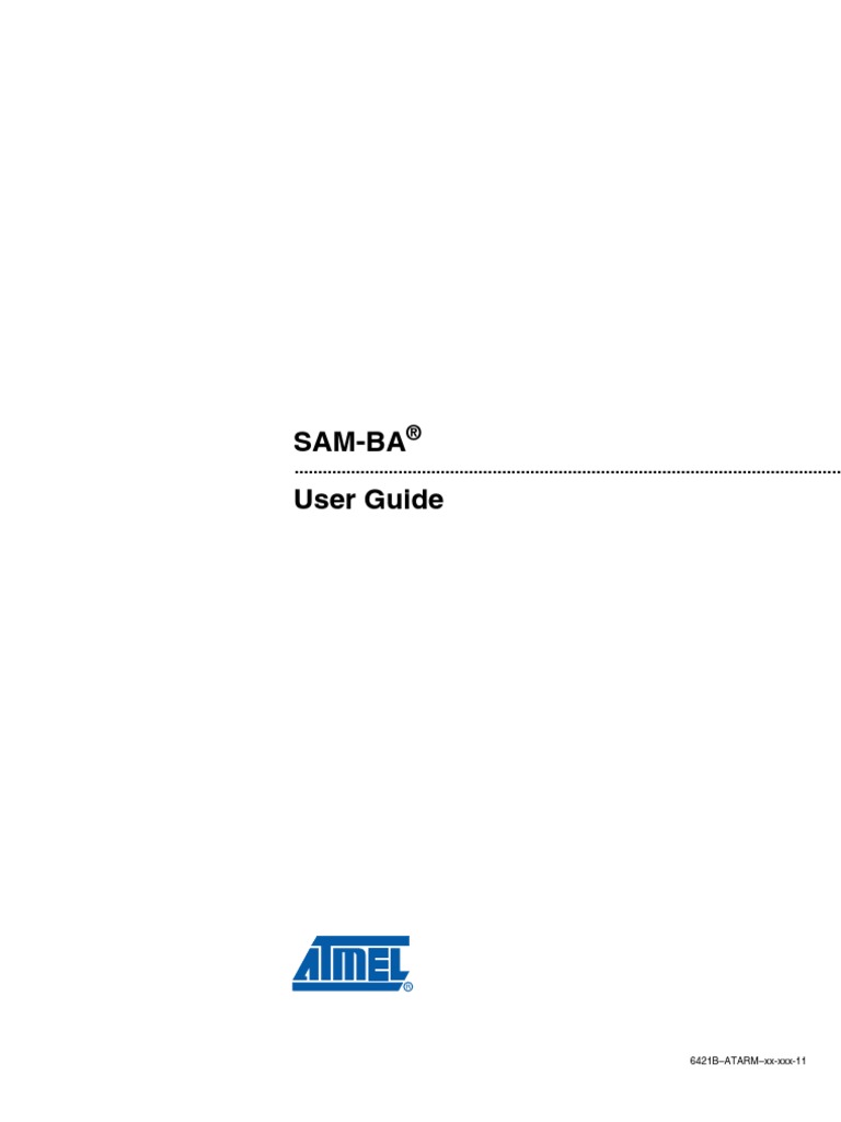 Sam-Ba User Guide | PDF | Device Driver | Installation (Computer Programs)