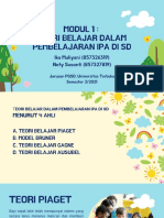 Modul 1 Teori Belajar Dalam Pembelajaran Ipa Di SD