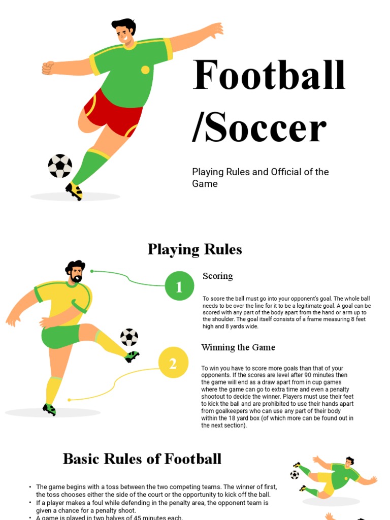 Football Rules How To Play Football/Soccer cocogarage.jp