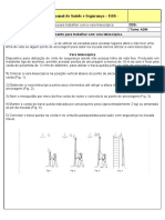 MODELO Procedimento de Segurança para Trabalhar Com A Vara Telescopica