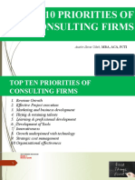 001 - 10 Priorities of Consultancy Firms