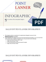 Ballpoint Pen Planner Infographics by Slidesgo