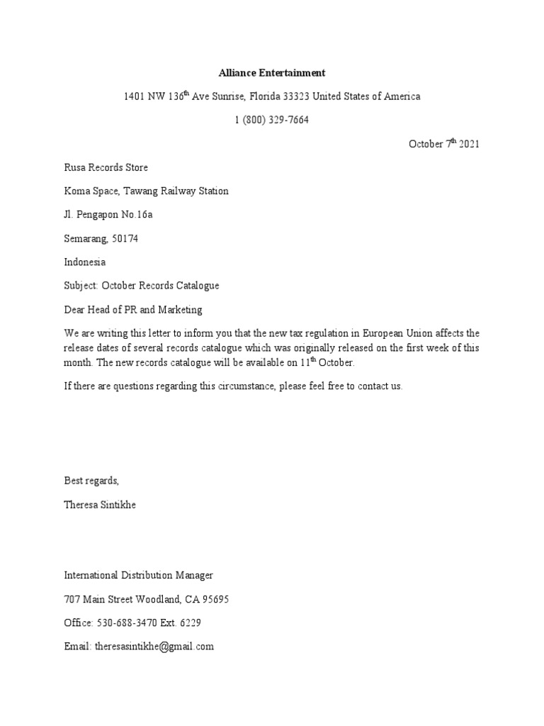 Formal Message | PDF