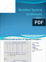 Module 2 - Number System Arithmetic
