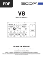 Operation Manual: Vocal Processor