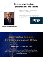 Degenerative Scoliosis Case Presentations and Debate