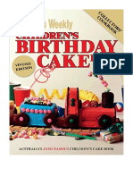 Children's Birthday Cake Book - Vintage Edition