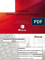 GUIA APU Analisis de Precios Unitarios