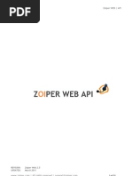 Download Zoiper WEB API Documentation by Olympy SN54233986 doc pdf