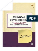 Clinical Psychology: Revisiting The Classic Studies - Graham C.L. Davey