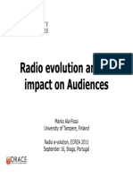 Radio Evolution and Its Impact On Audiences